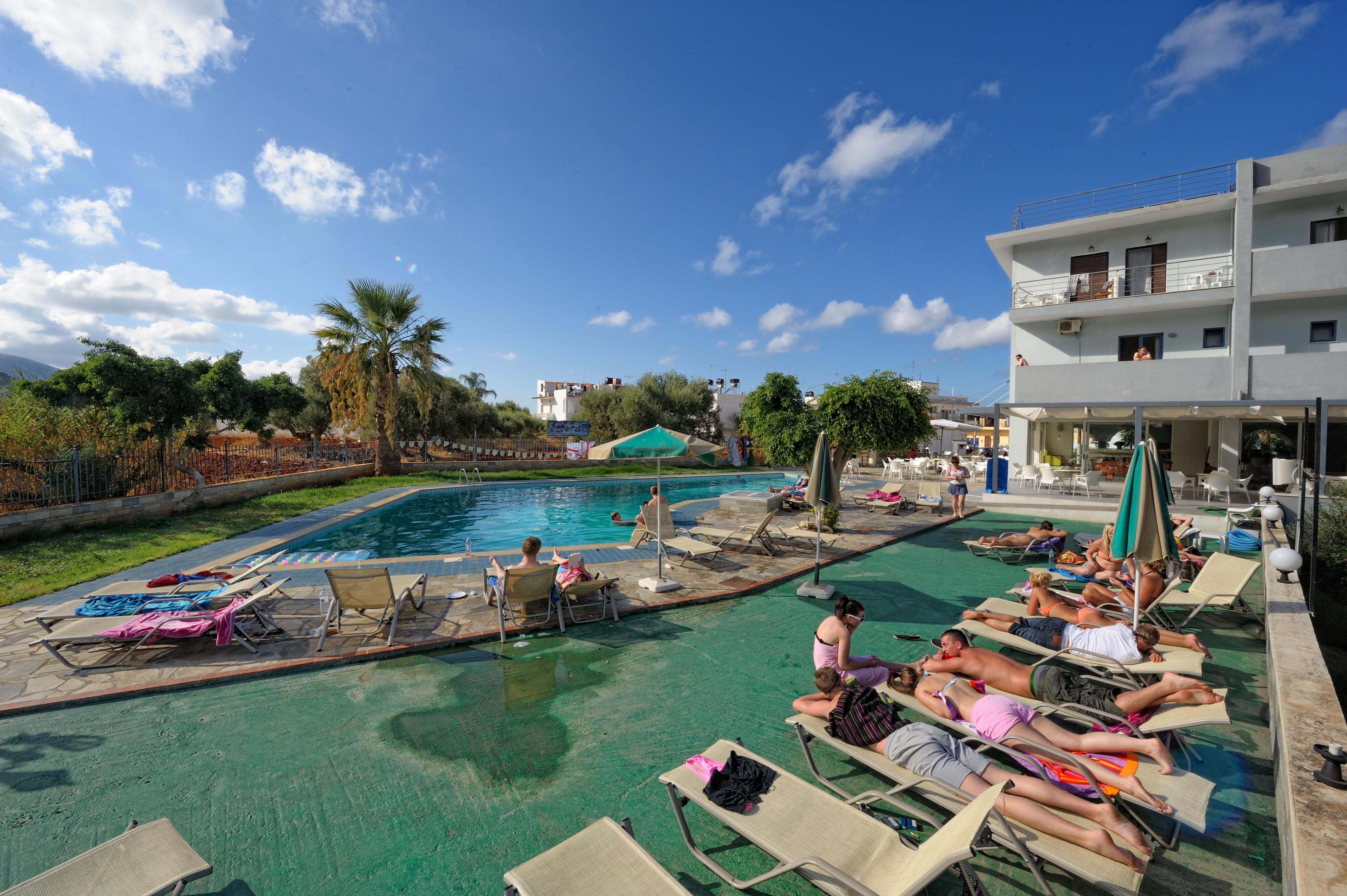 Hermes Hotel Malia Exterior foto